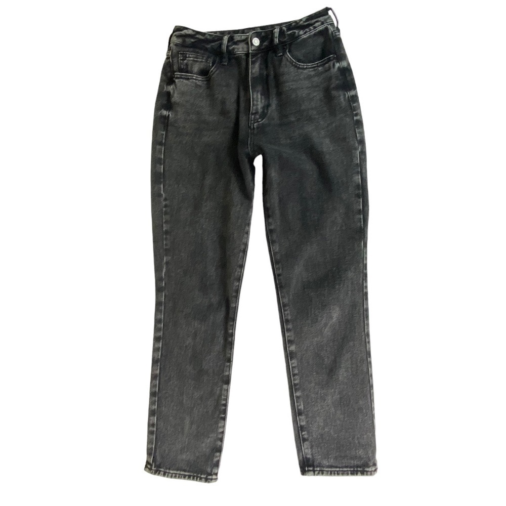 Pacsun Mom Jeans Womens Size 26 Black High Rise Ankle Crop